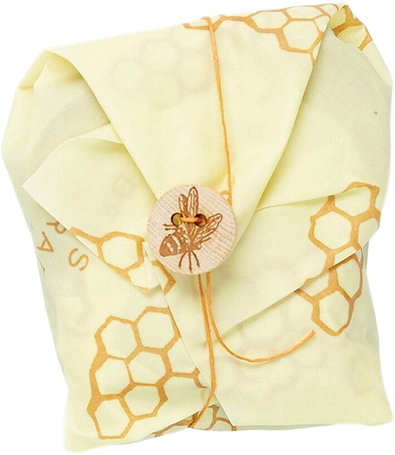 Bee's Wrap Reusable Food Wrap, Sandwich with Tie (1pc) - Honeycomb