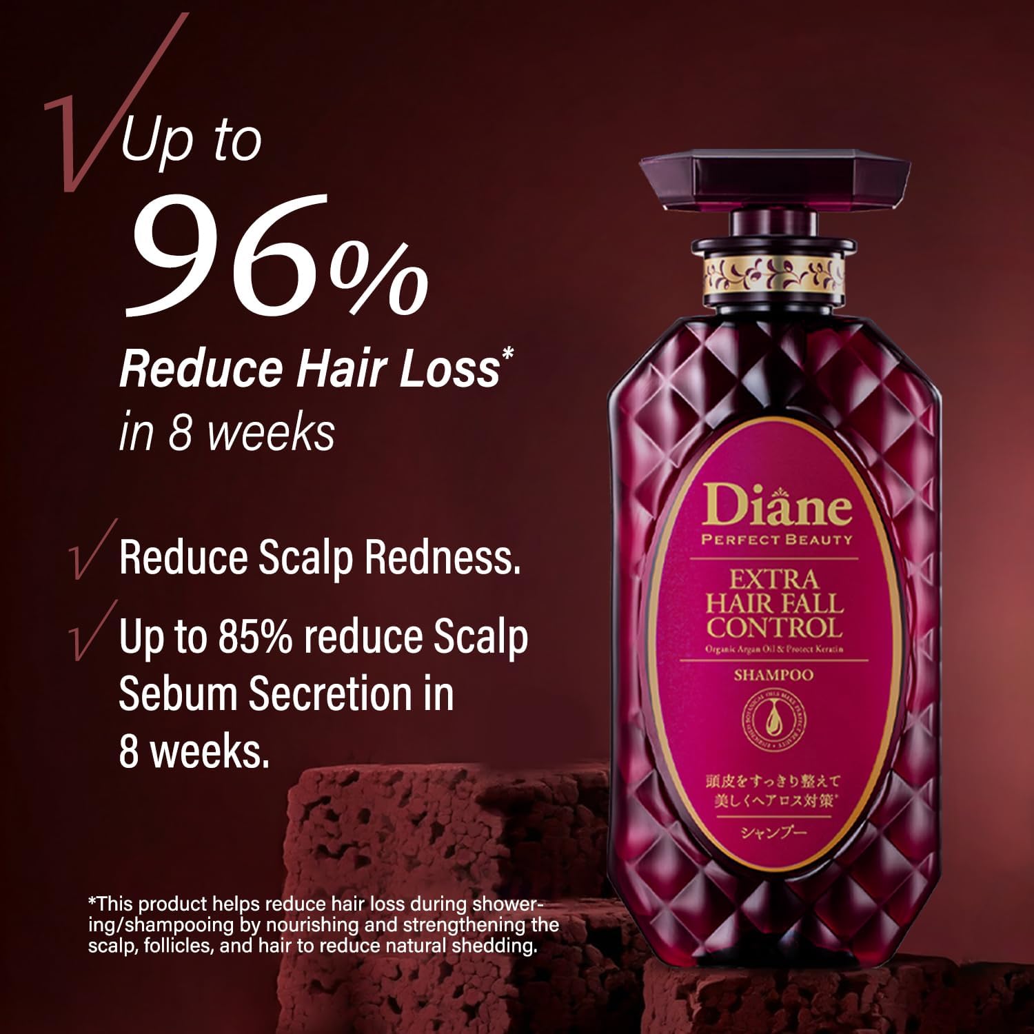 Moist Diane Extra Hair Fall Control Shampoo (450ml)