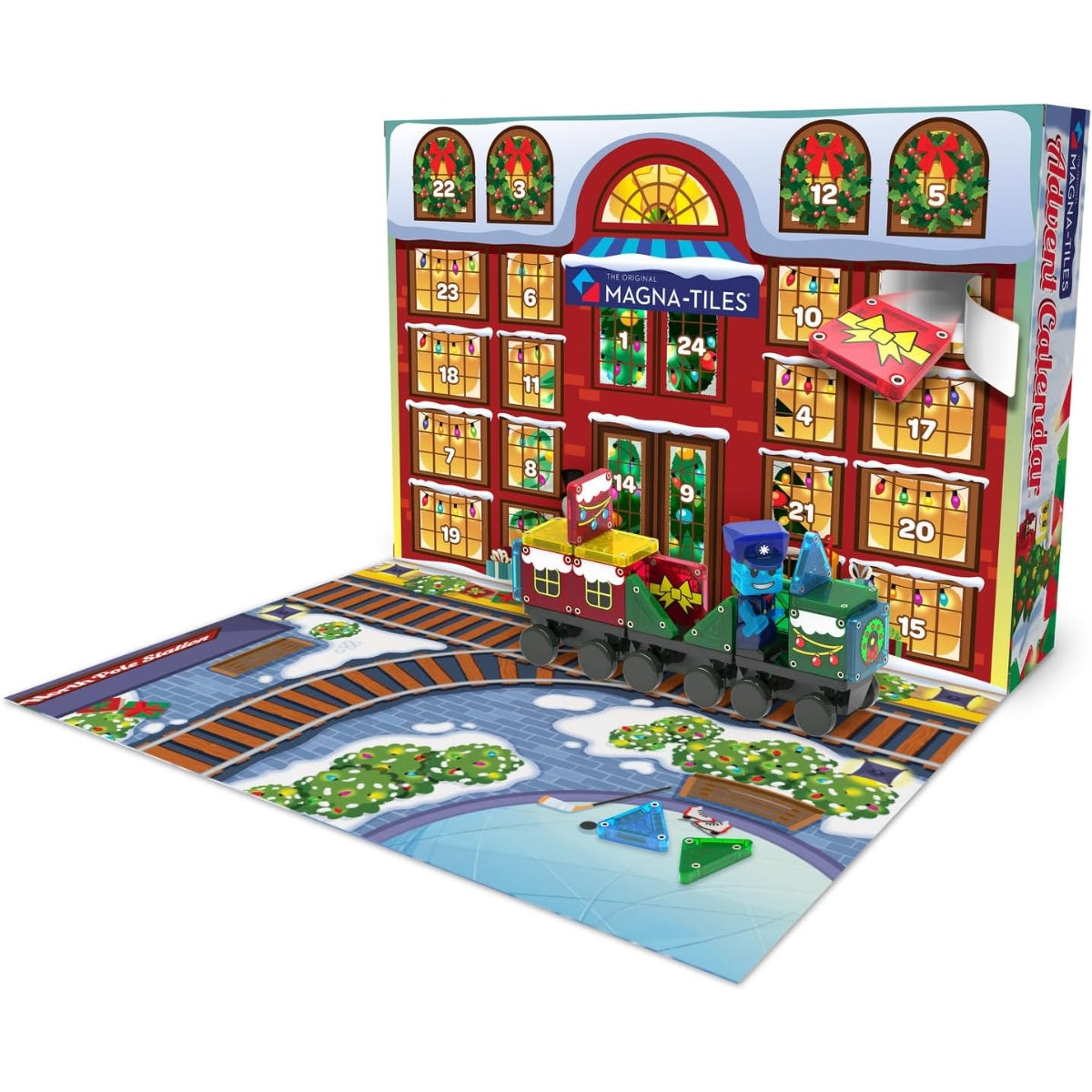 Magna-Tiles microMAGS Advent Calendar™ 34-Piece Set