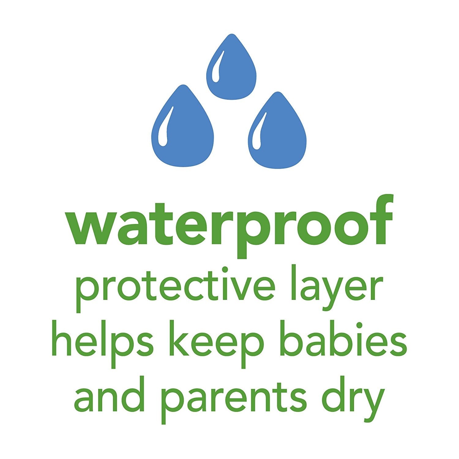 Green Sprouts Stay-Dry Infant Bib, 10pk (4 Colours)