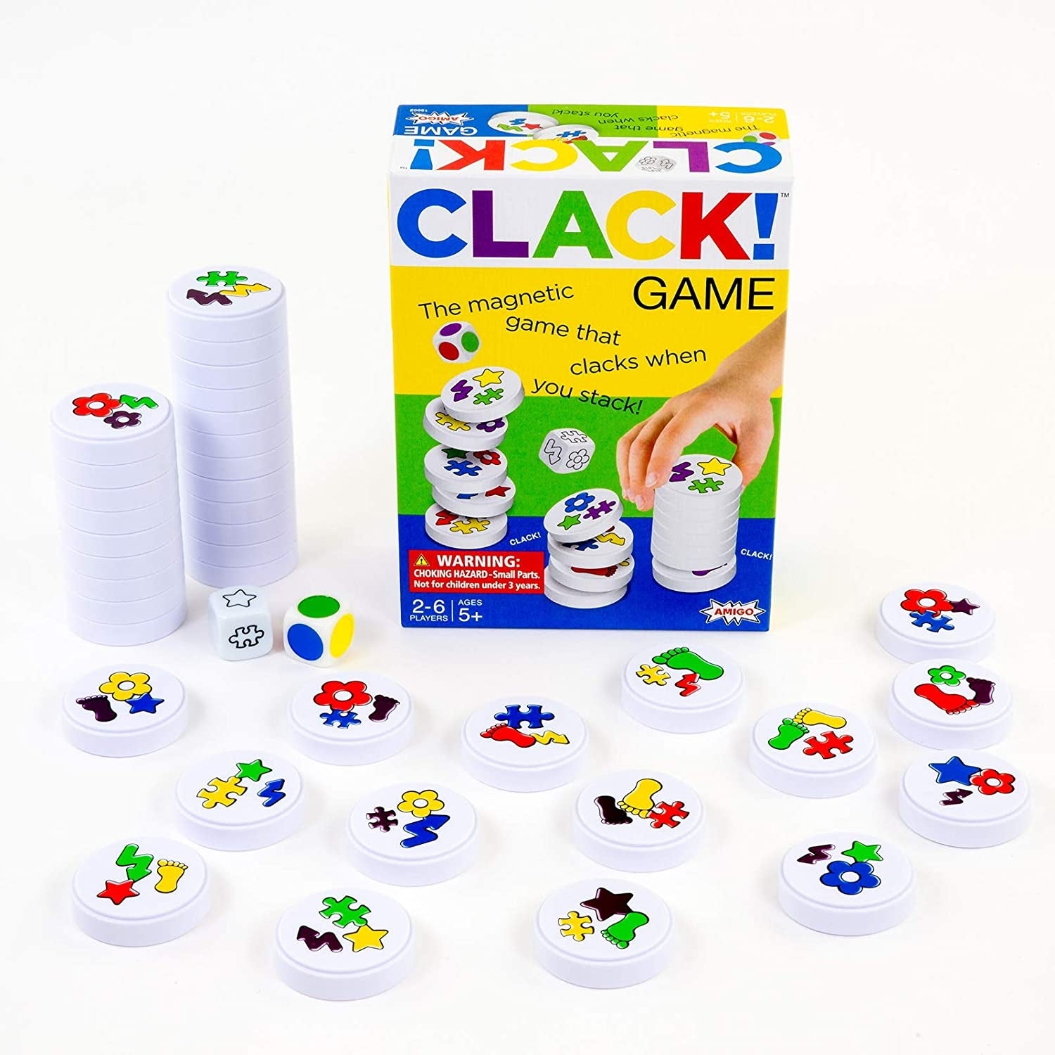 Amigo Clack! Magnetic Stacking Game