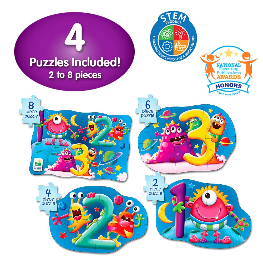 The Learning Journey First Puzzle Set 4-in-1 Box (4 Designs) - Pupsik Singapore