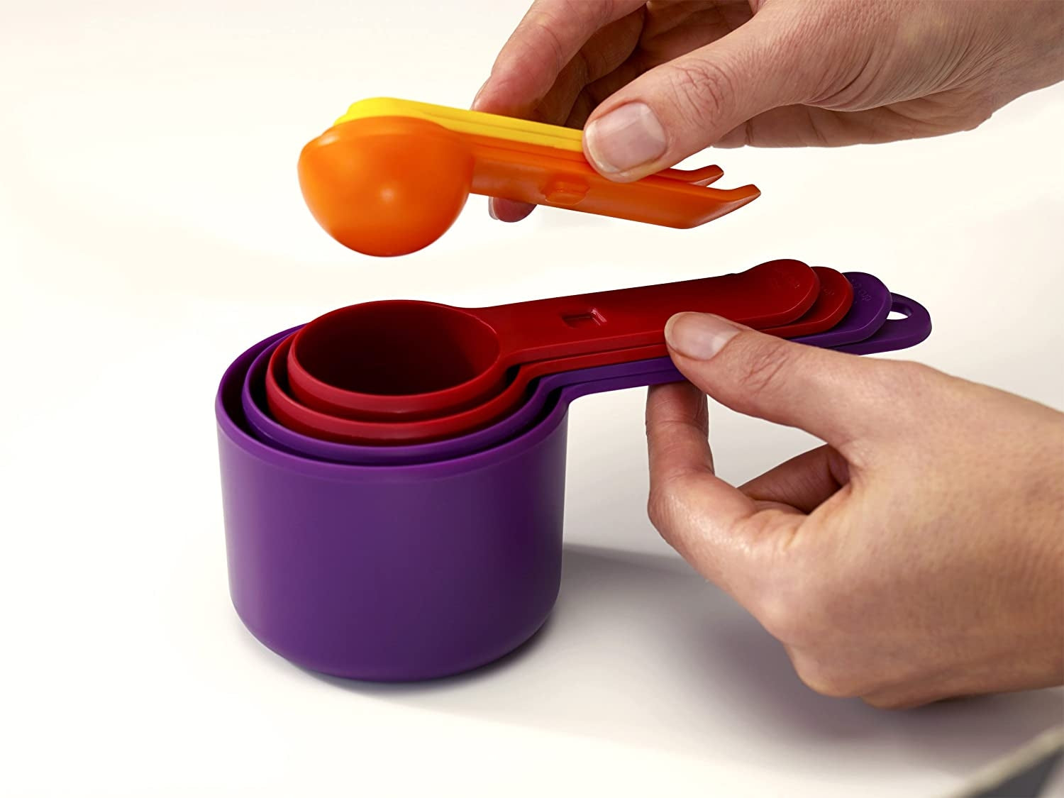 Joseph Joseph 8-Piece Nest Measuring Cups (2 Colors) - Pupsik Singapore