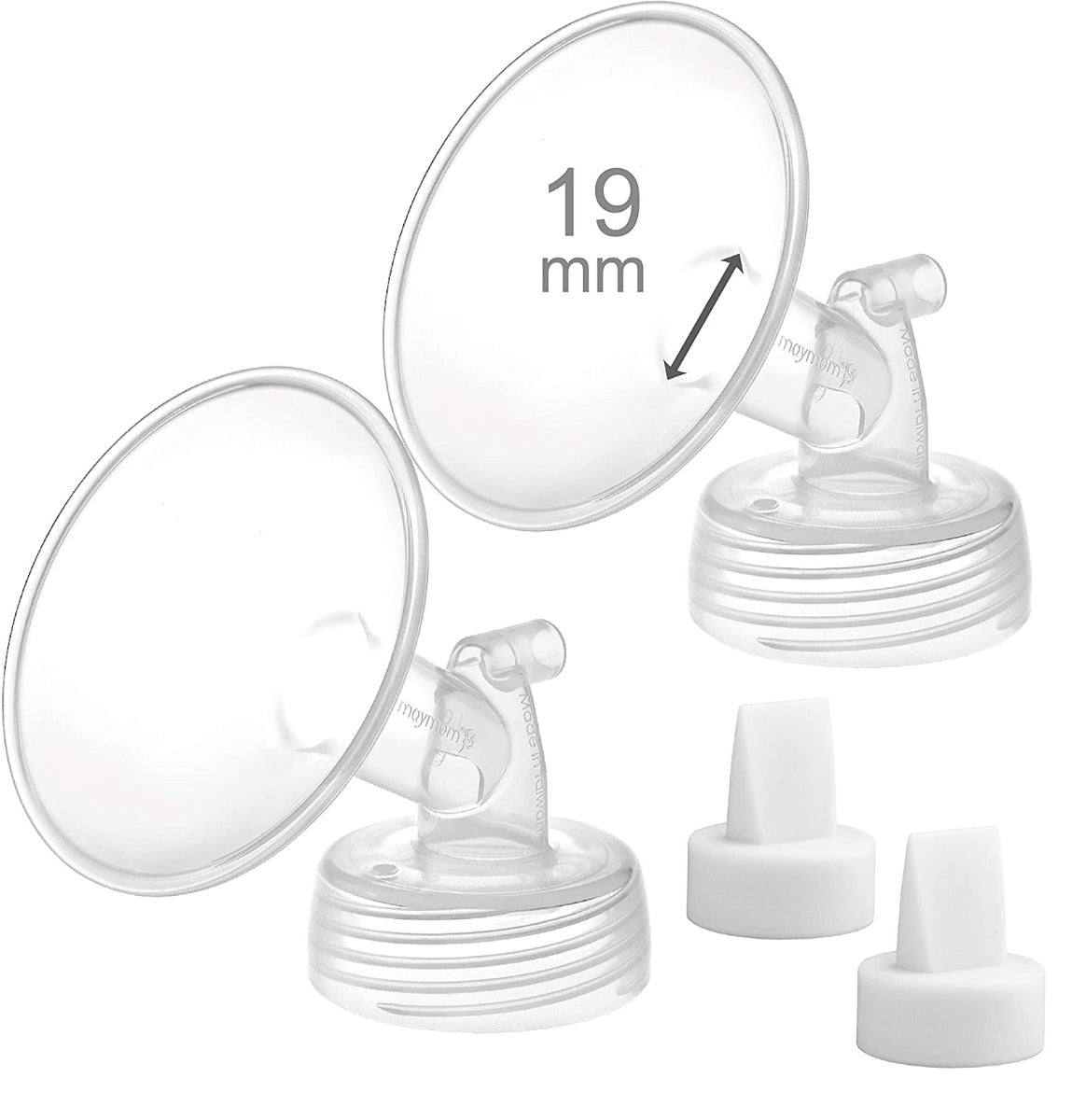 Maymom Flange for Spectra with Valve (Wide-Neck), 2pc (17 Sizes) - Pupsik Singapore