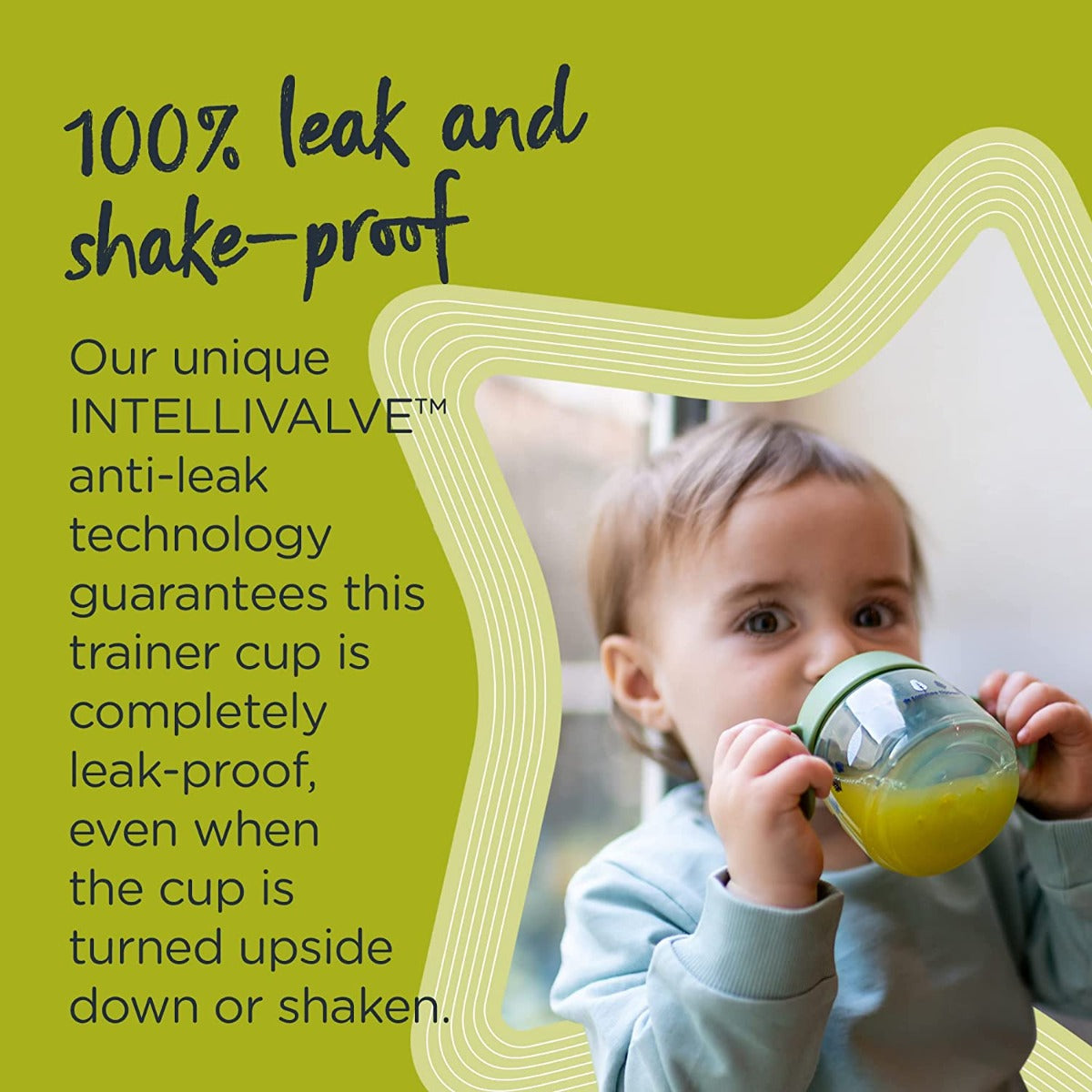 Tommee Tippee Superstar Sippee Weaning Cup (190ml) -  Green
