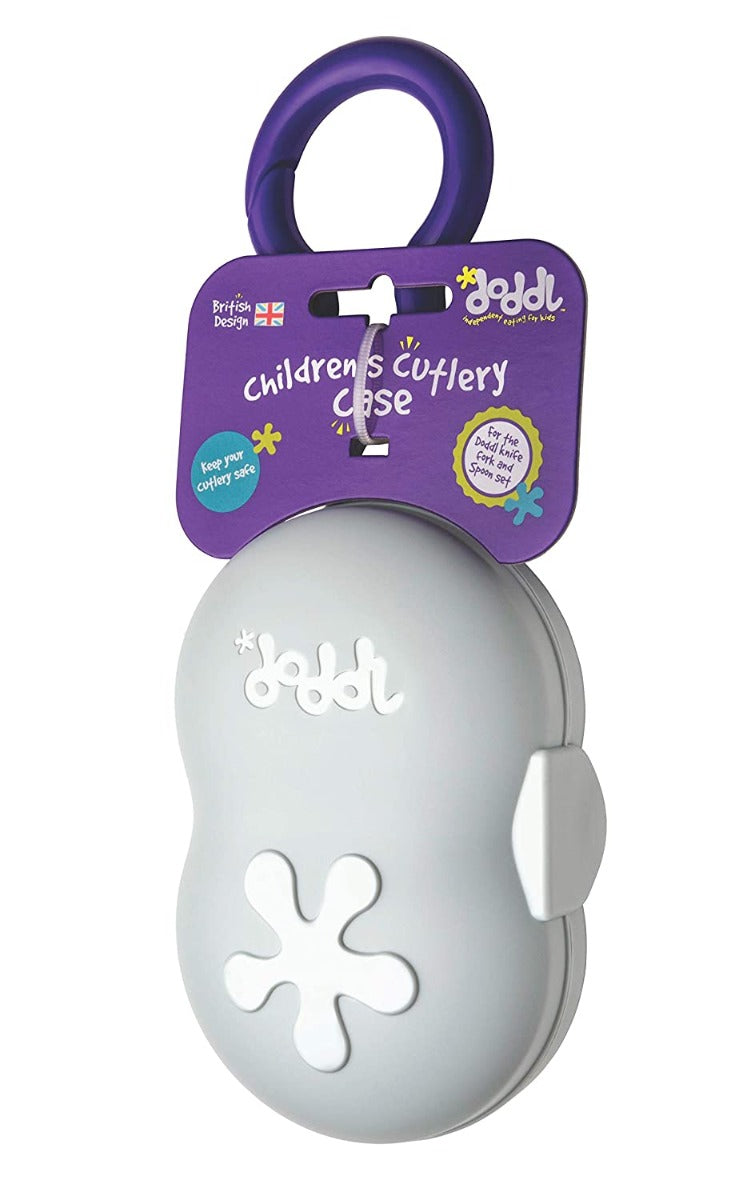 Doddl Children's Cutlery Case – Cool Grey