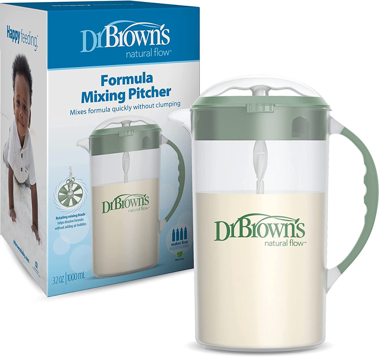 Dr. Brown’s Natural Flow® Formula Mixing Pitcher (5 Colors) - Pupsik Singapore