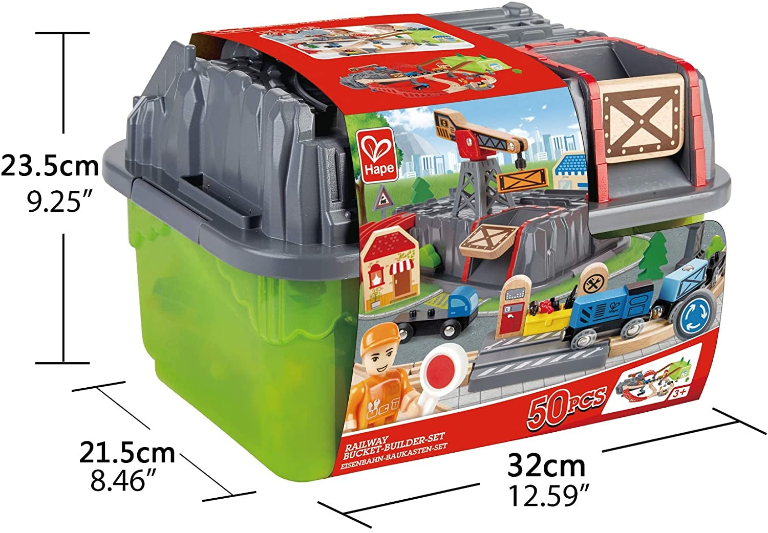 Hape Railway Bucket Builder Set