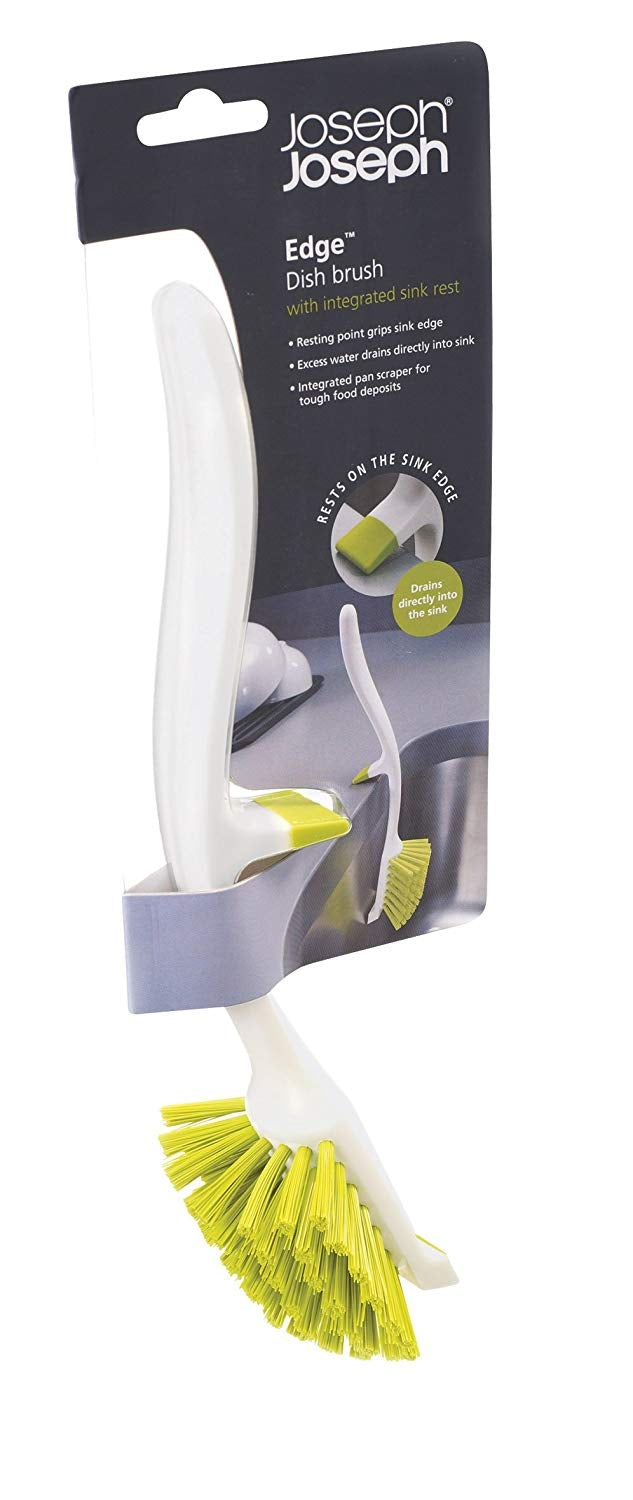 Joseph Joseph Edge Dish Brush - Green/White