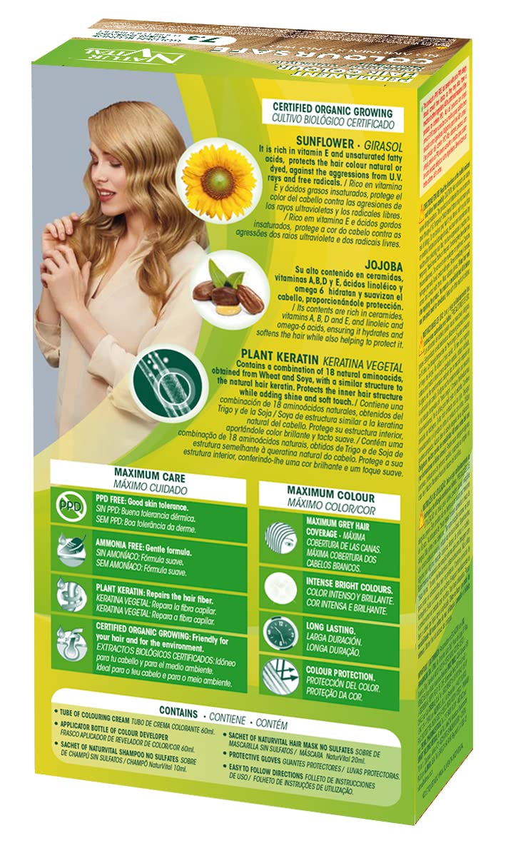 NaturVital ColourSafe Permanent Hair Dye (8 Colors) - Exp 02/26 or later - Pupsik Singapore