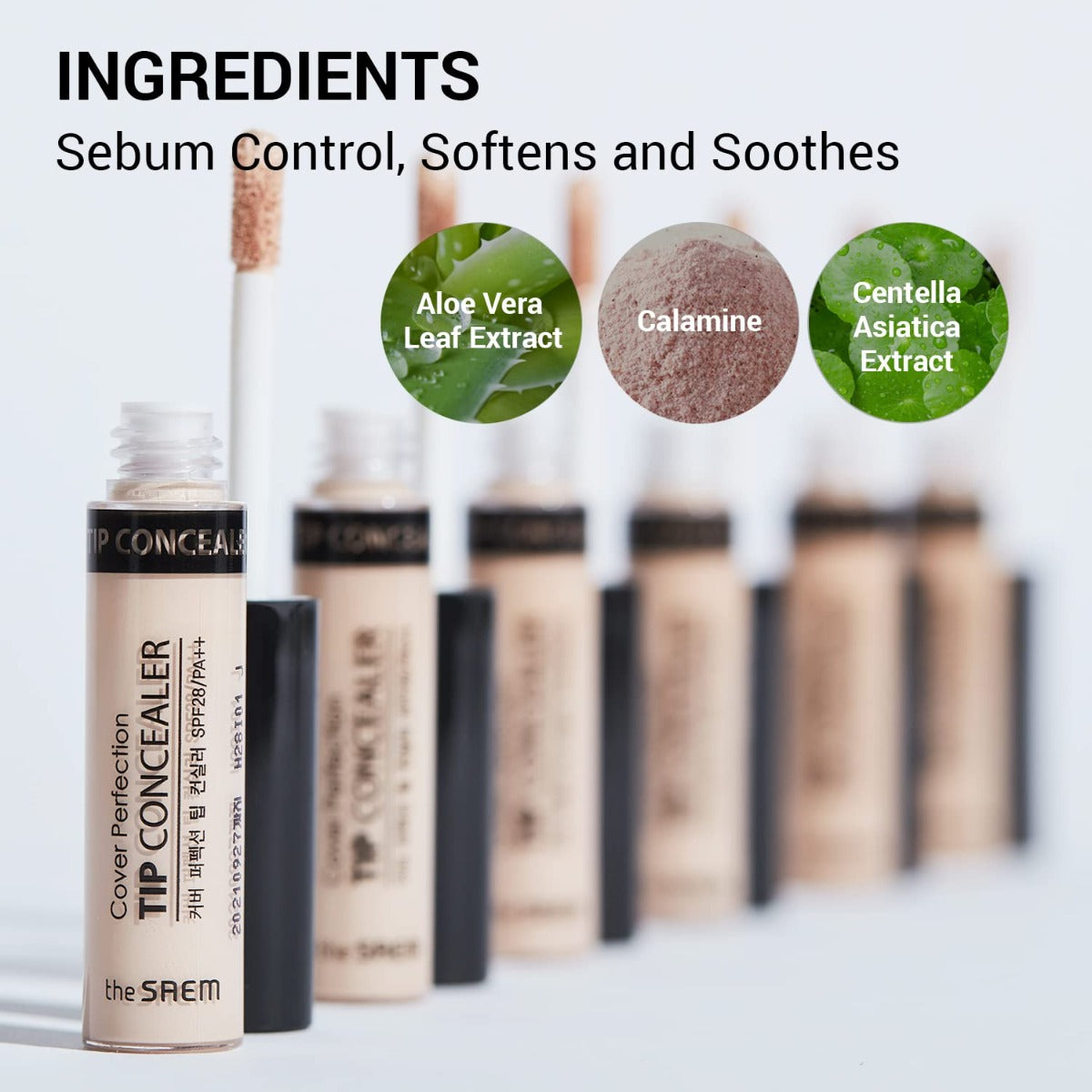 The Saem Cover Perfection Tip Concealer, 6.5g (14 Shades)