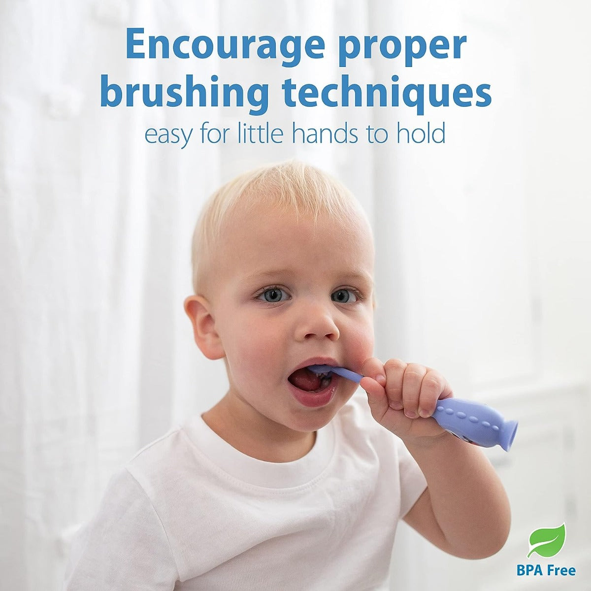 Dr. Brown's ToothScrubber Toddler Toothbrush - Purple Monster