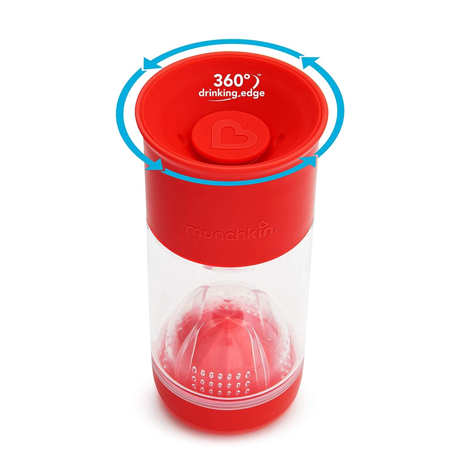 Munchkin Miracle 360° Fruit Infuser Toddler Spill-Proof Cup, 14oz (3 Colours) - Pupsik Singapore