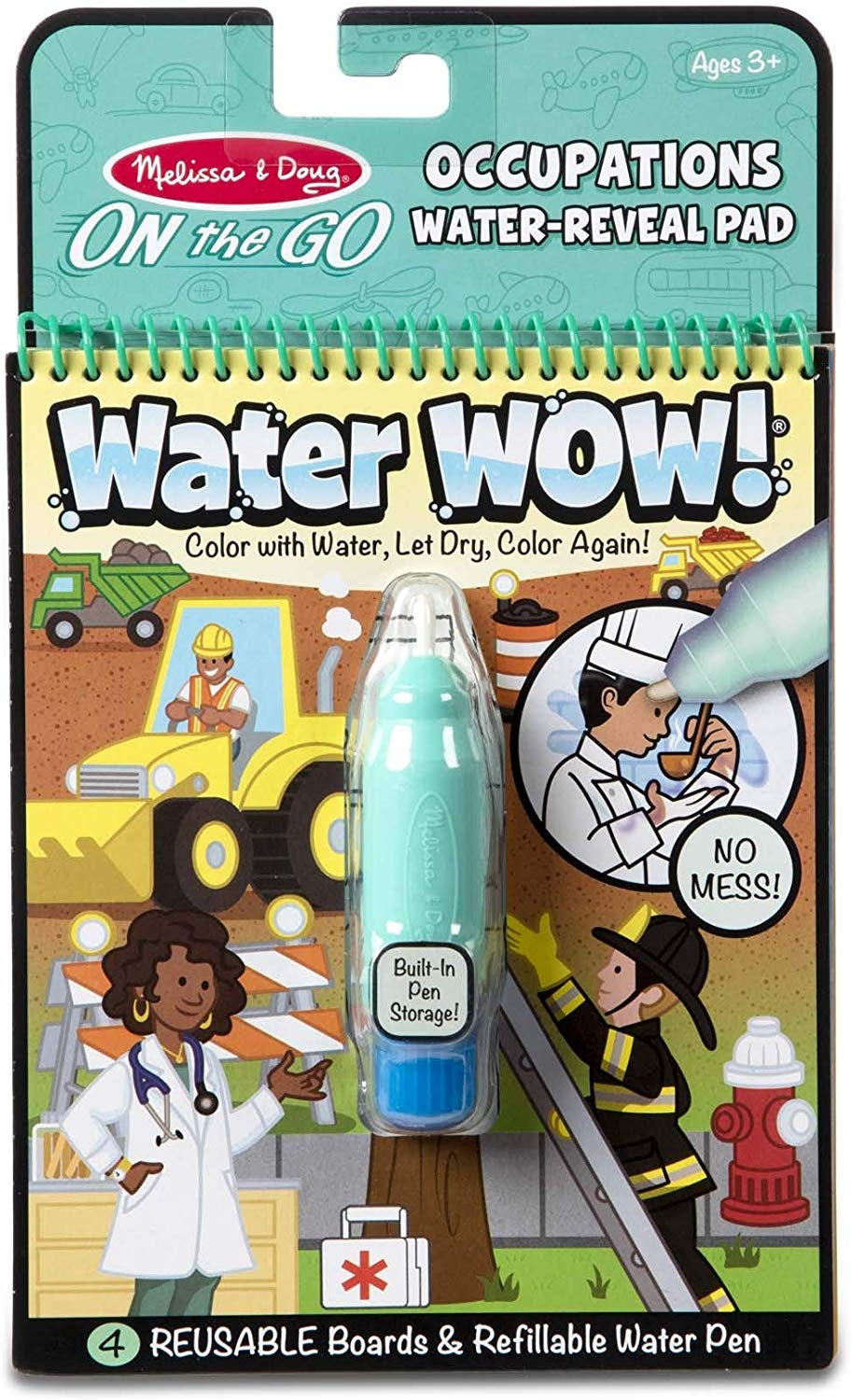 Melissa & Doug Water Wow! Brush Colouring Pad (11 Types)