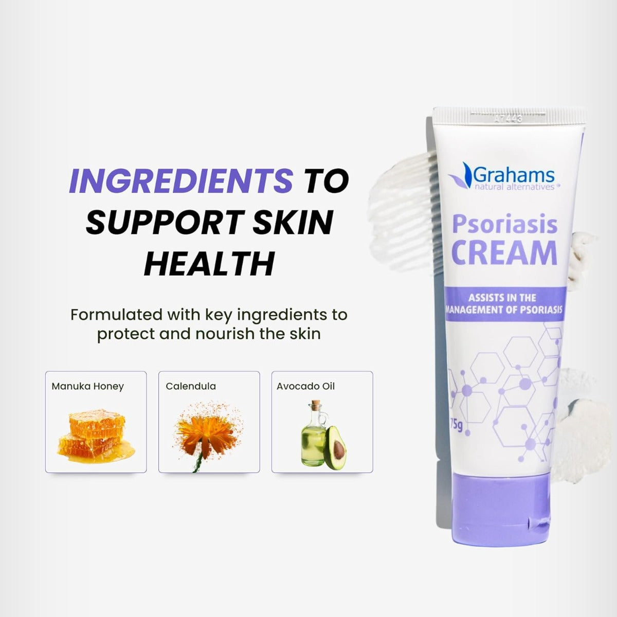 Grahams Natural Psoriasis Cream, 150g (Exp 08/27)