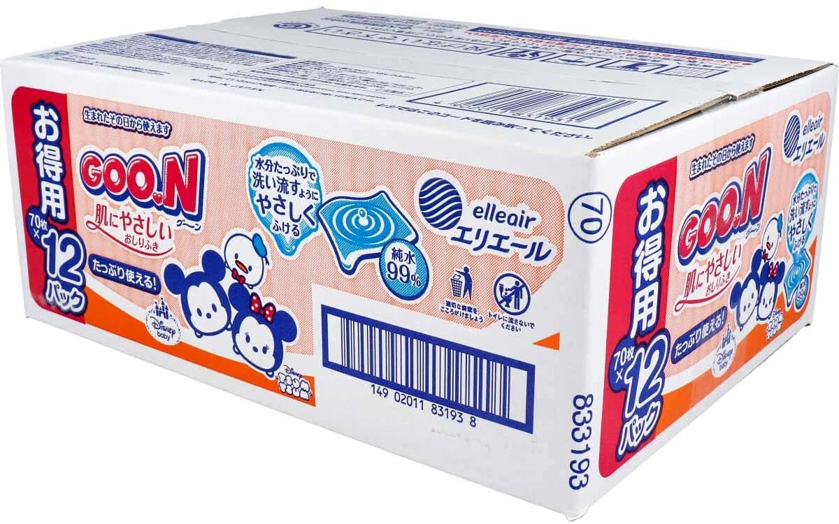 Goon Tsum Tsum Baby Wipes,12x70=840pcs