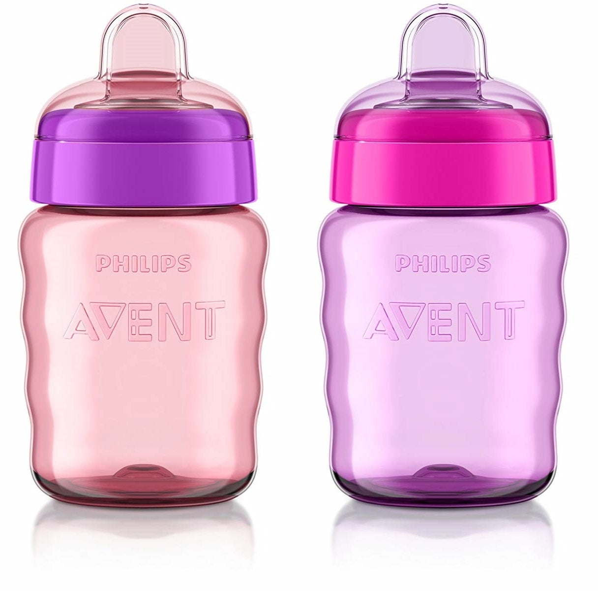 Philips Avent My Easy Sippy Spout Cup, 9oz (2pk) - Pink