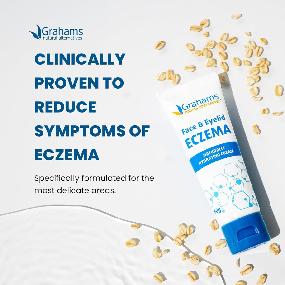 Grahams Natural Face & Eyelid Eczema Cream, 50g (Exp 03/28)