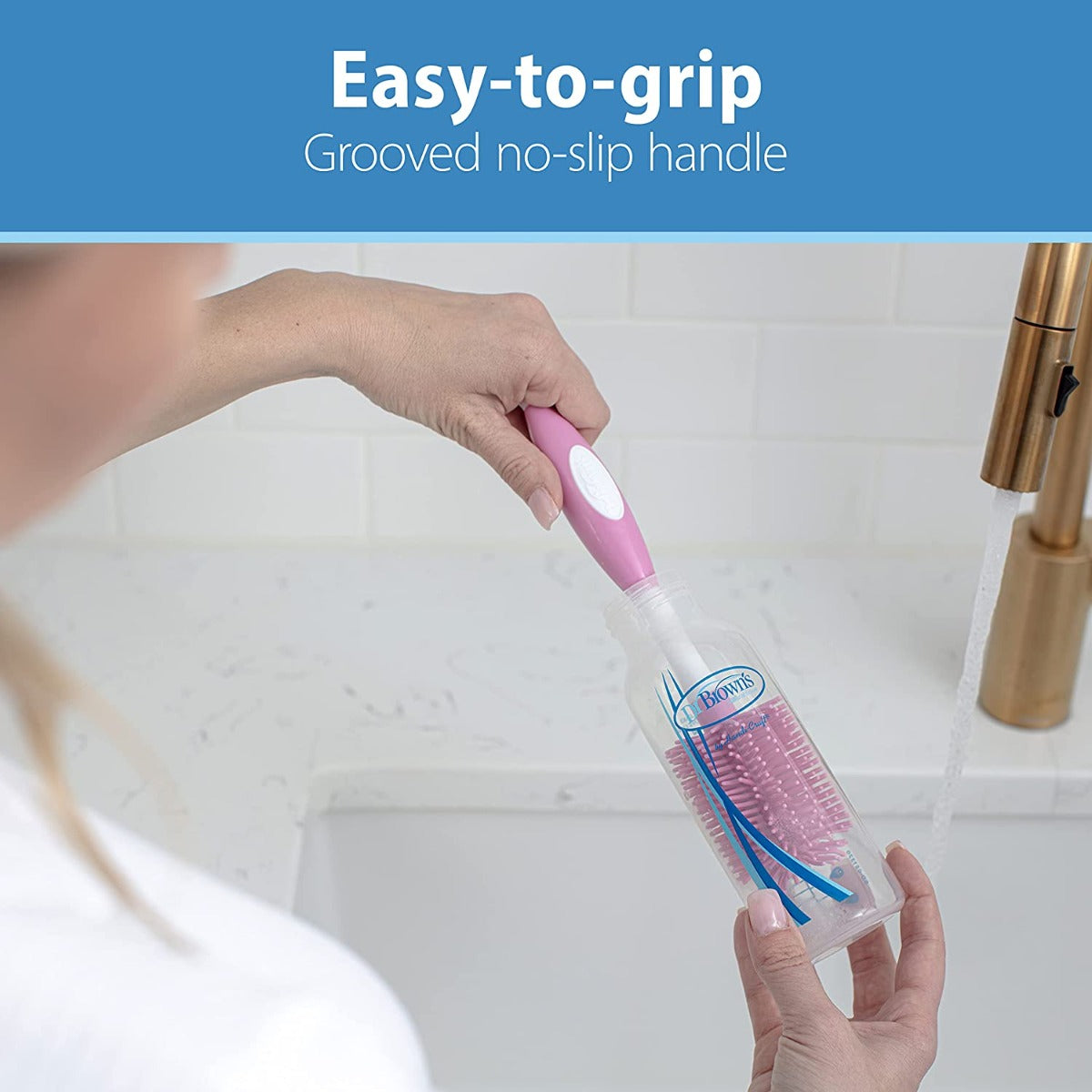 Dr. Brown's Soft Touch Bottle Brush - Pink