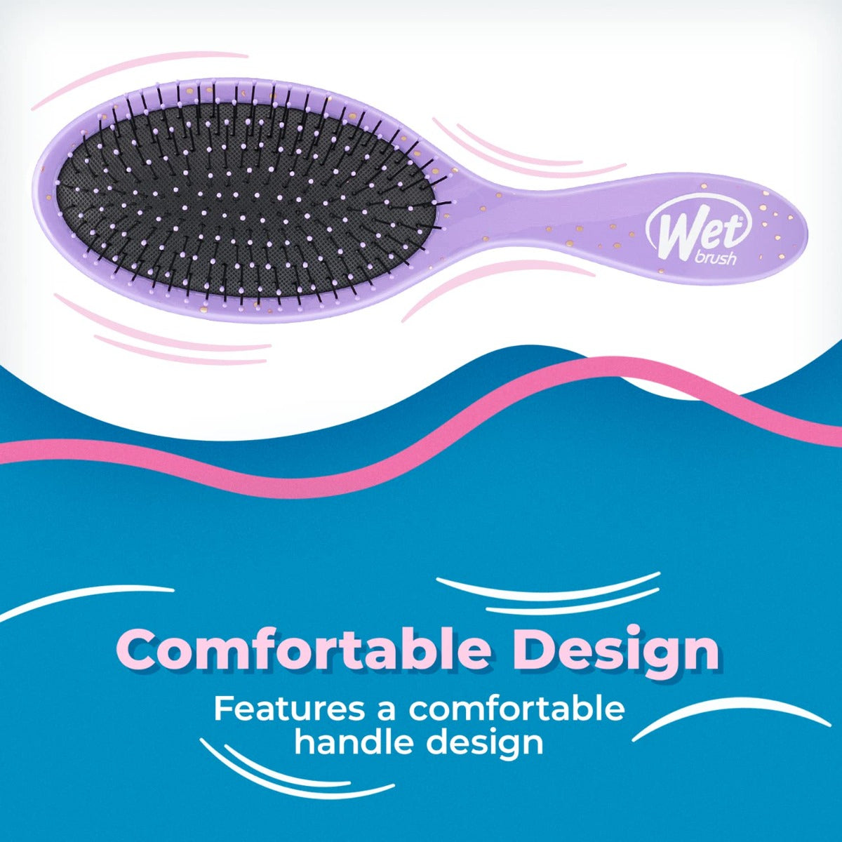 Wet Brush Detangler Brush Disney Princess Celebration (3 Designs) - Pupsik Singapore
