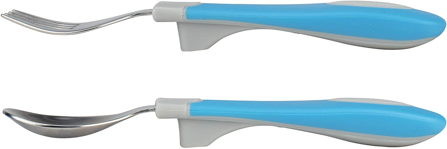 Dr. Brown’s Soft-Grip Spoon & Fork Set (3 colors)