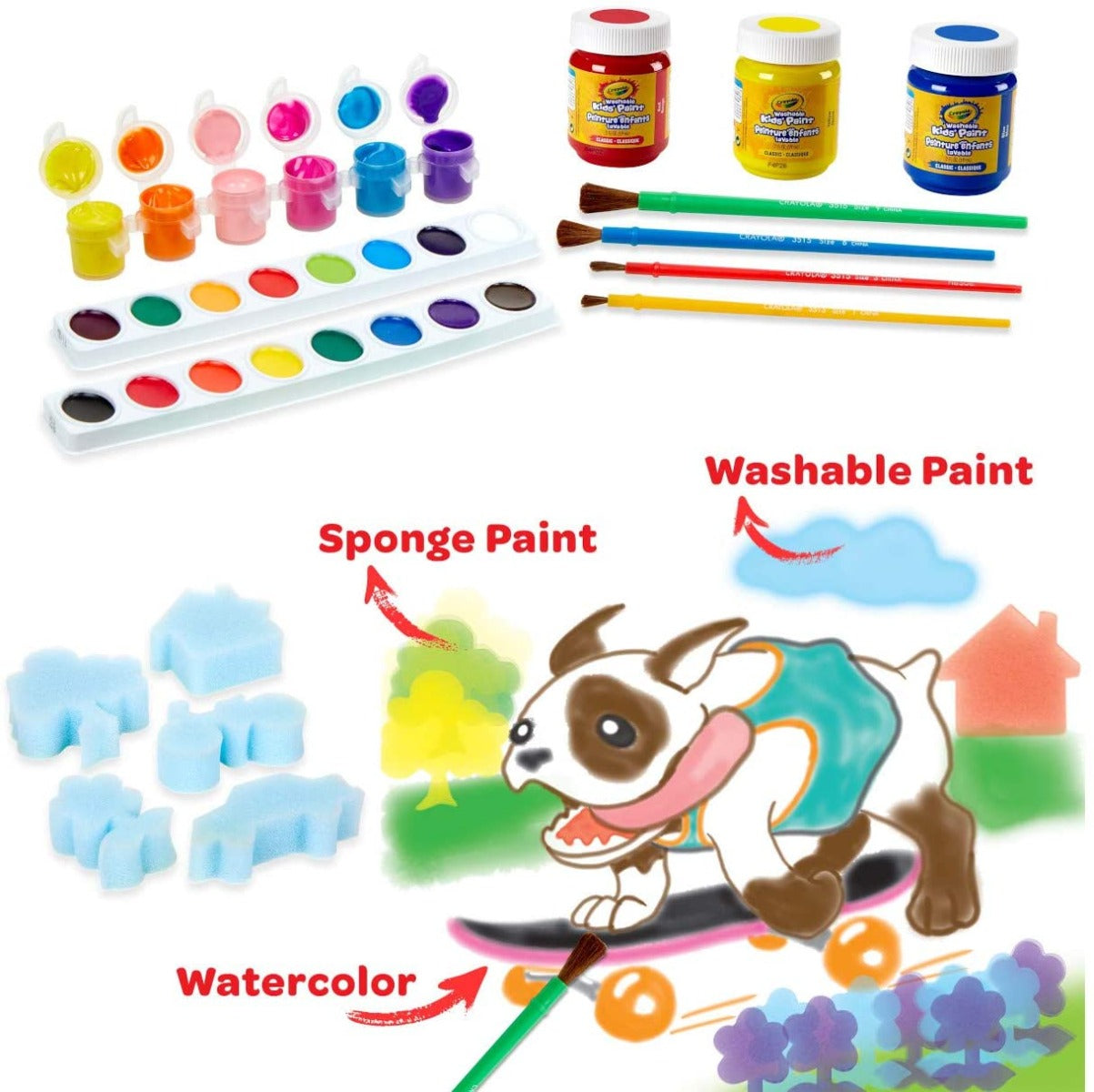 Crayola Kids Washable Paint Set