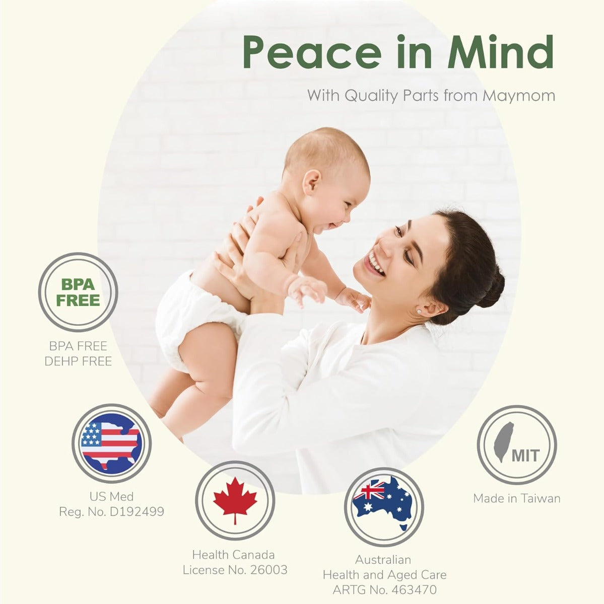 Maymom 2nd Gen Duckbill Valve for Avent & Spectra, 6pcs (2 colors) - Pupsik Singapore