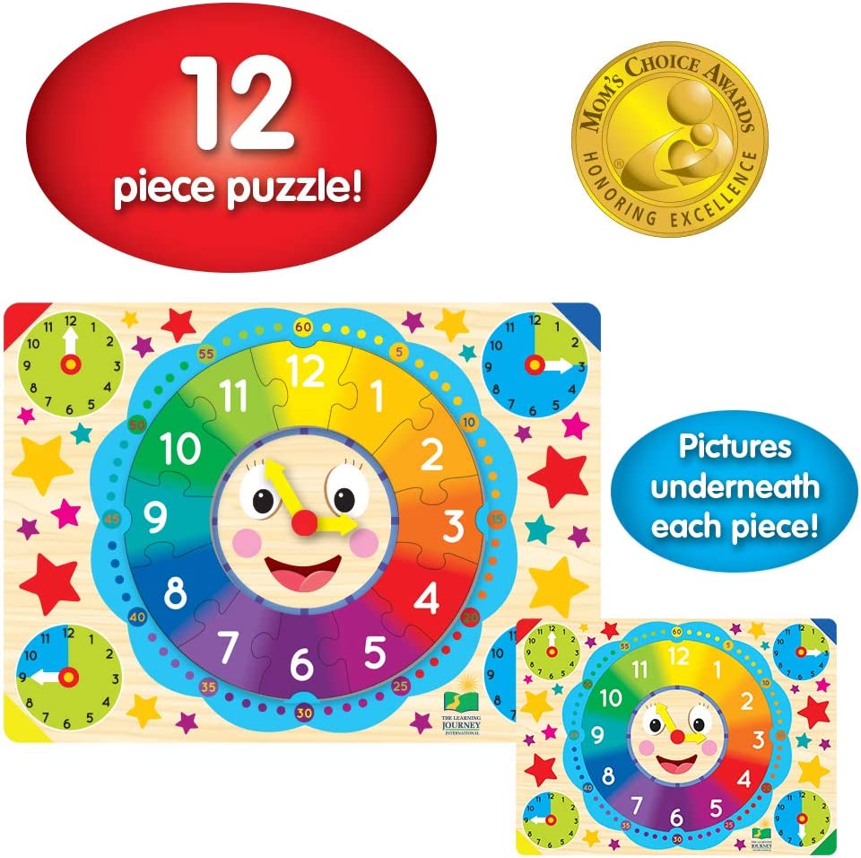 The Learning Journey Lift & Learn Clock Puzzle