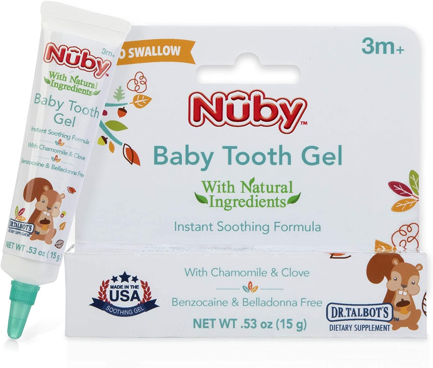 Nuby Dr Talbot's Baby Tooth Gel, 15g
