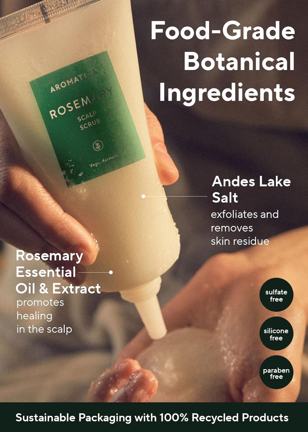 Aromatica Rosemary Scalp Scrub, 165g (Exp 06/27)