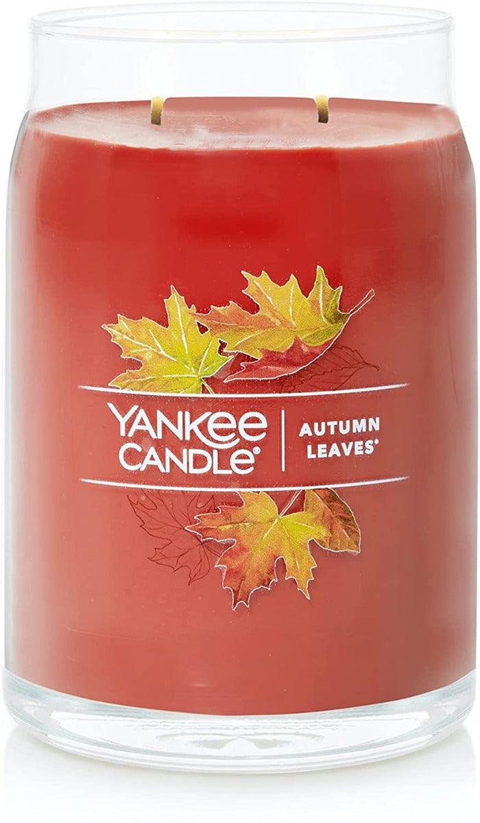 Yankee Candle Signature Large Jar Candle, 2-wicks (20oz) - Autumn Leaves