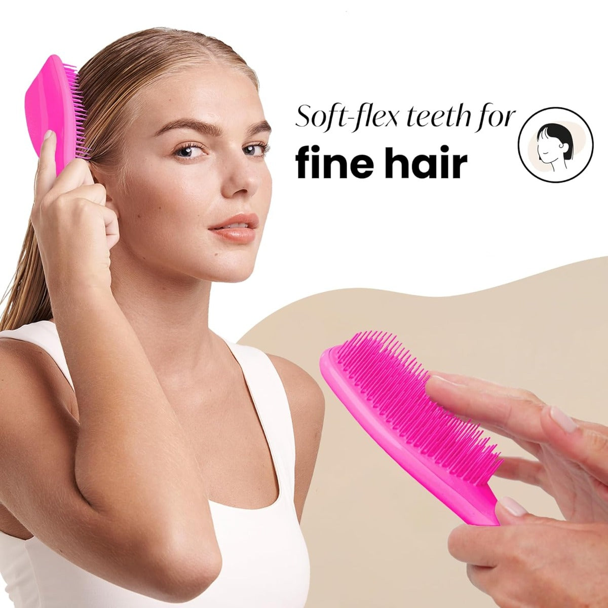 Tangle Teezer The Ultimate Detangler Regular Hairbrush, Fine & Fragile (6 Colors)