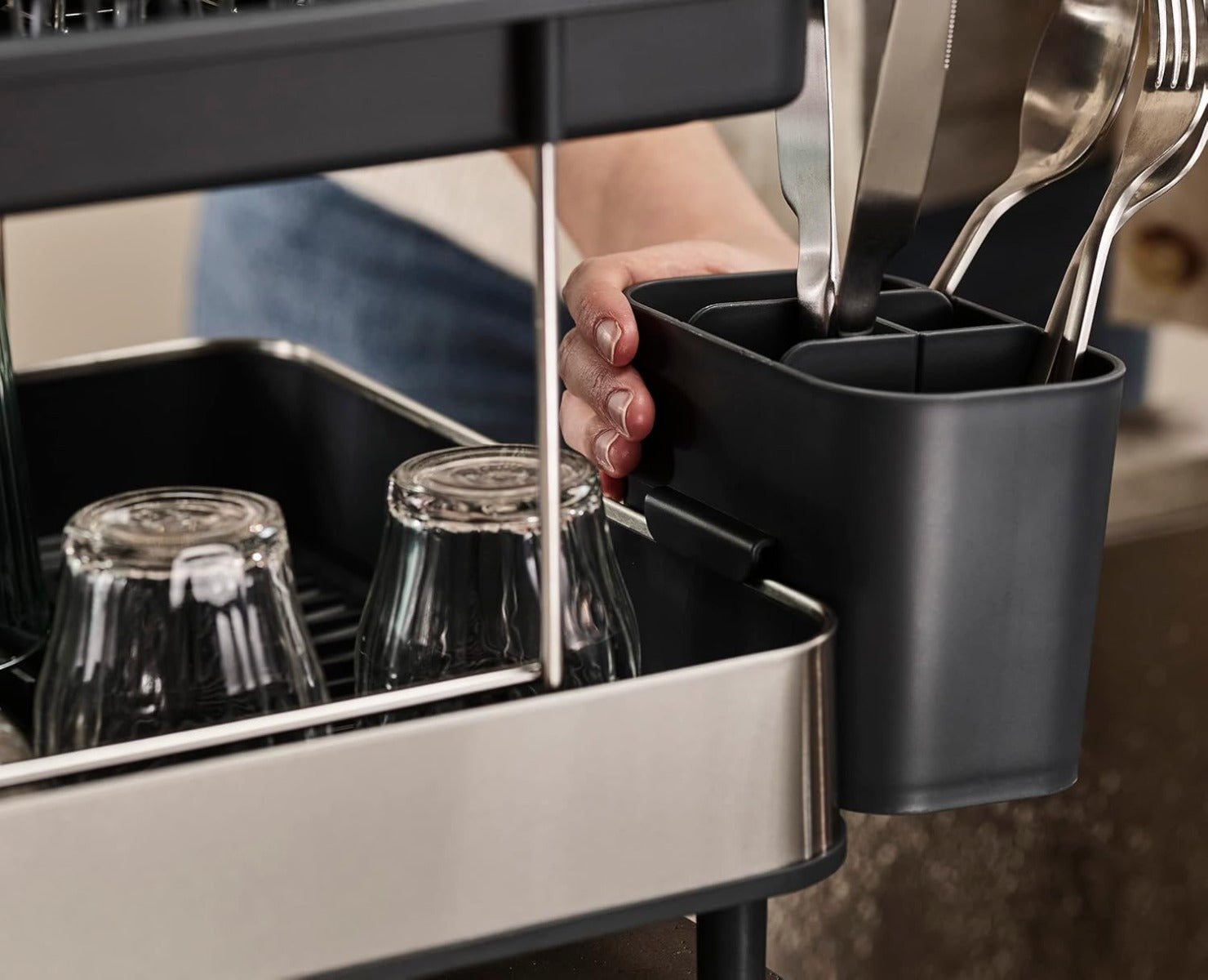 Joseph Joseph Excel Steel 2-Tier Dish Rack