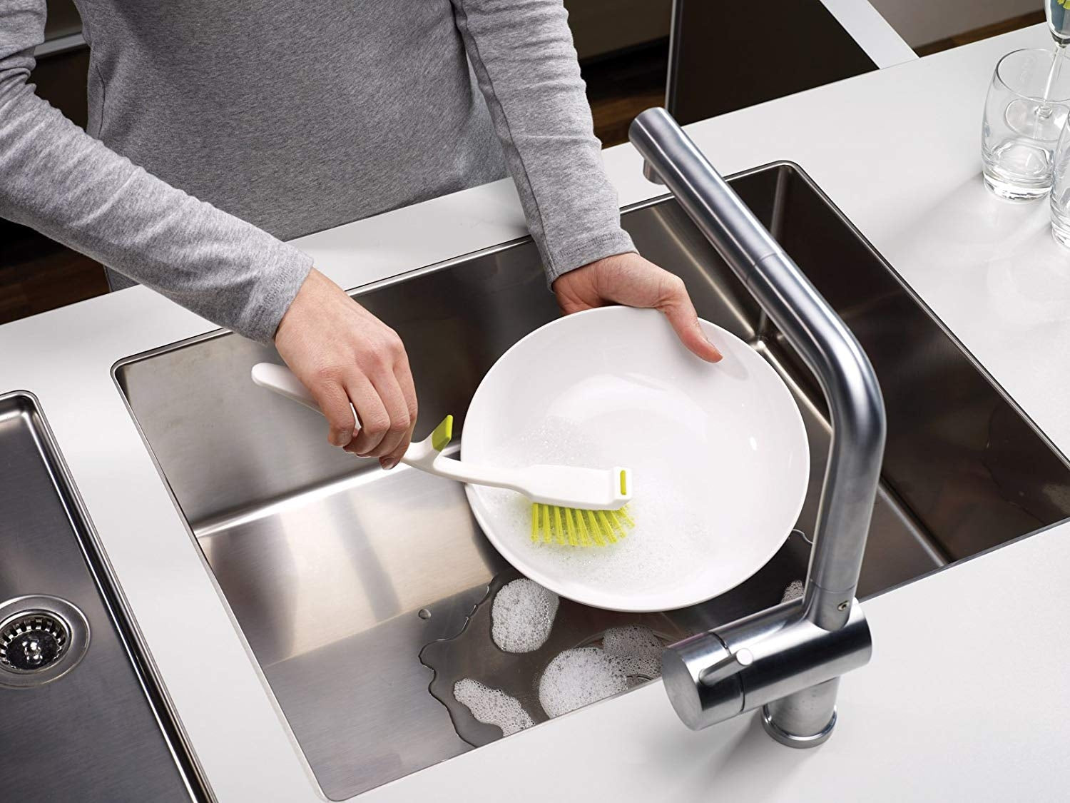 Joseph Joseph Edge Dish Brush - Green/White