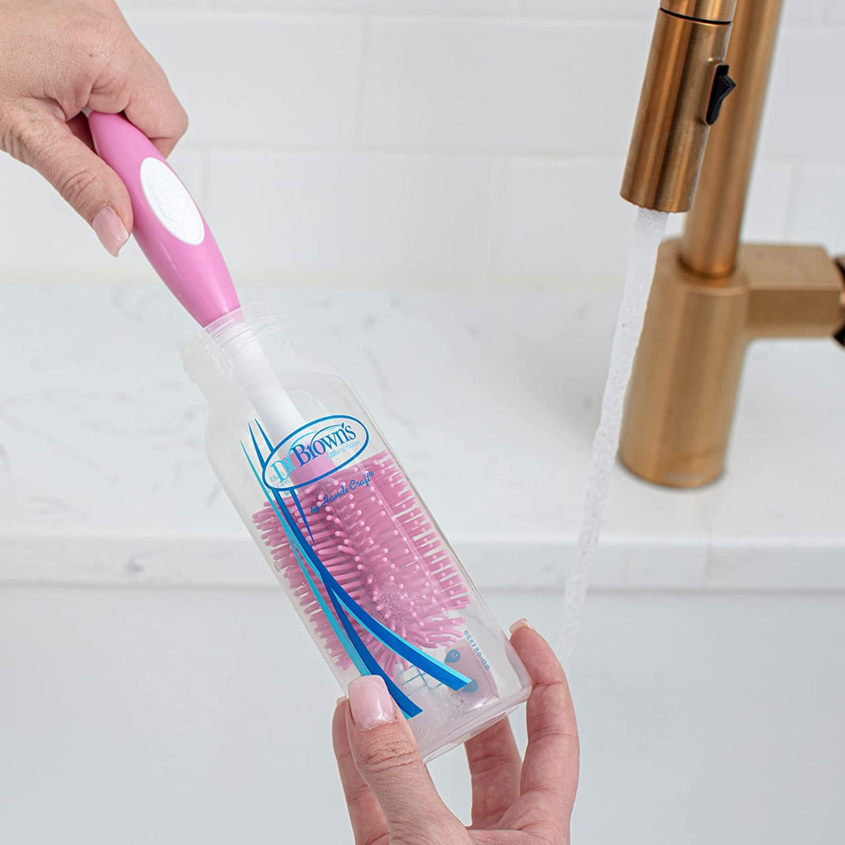 Dr. Brown's Soft Touch Bottle Brush - Pink