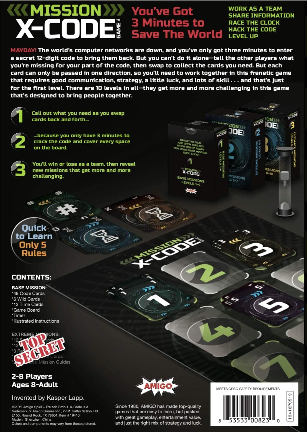 Amigo X-CODE Game