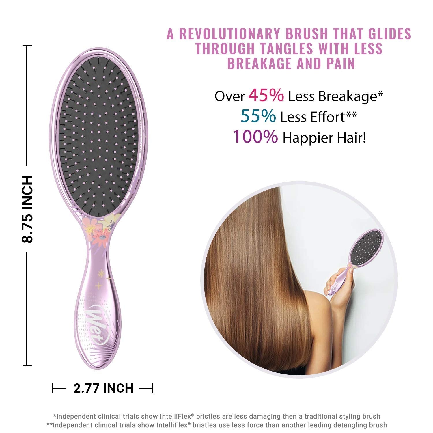 Wet Brush Detangler Brush Disney Princess - Tiana - Pupsik Singapore