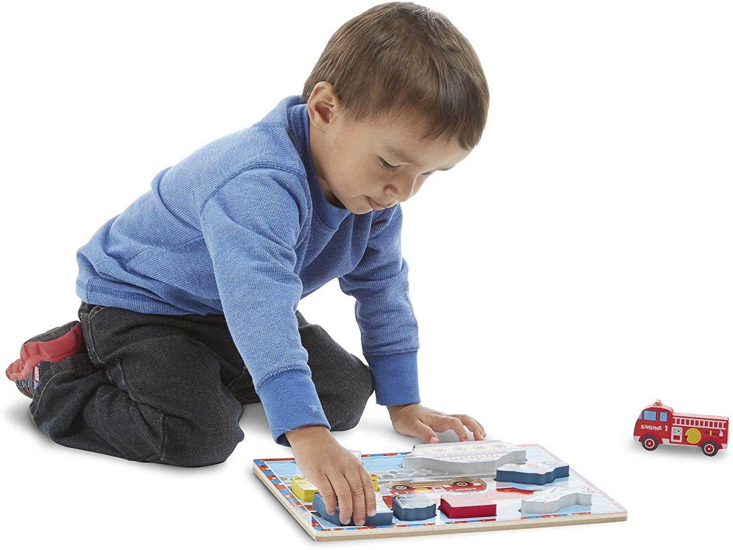 Melissa & Doug Chunky Puzzle - Vehicles