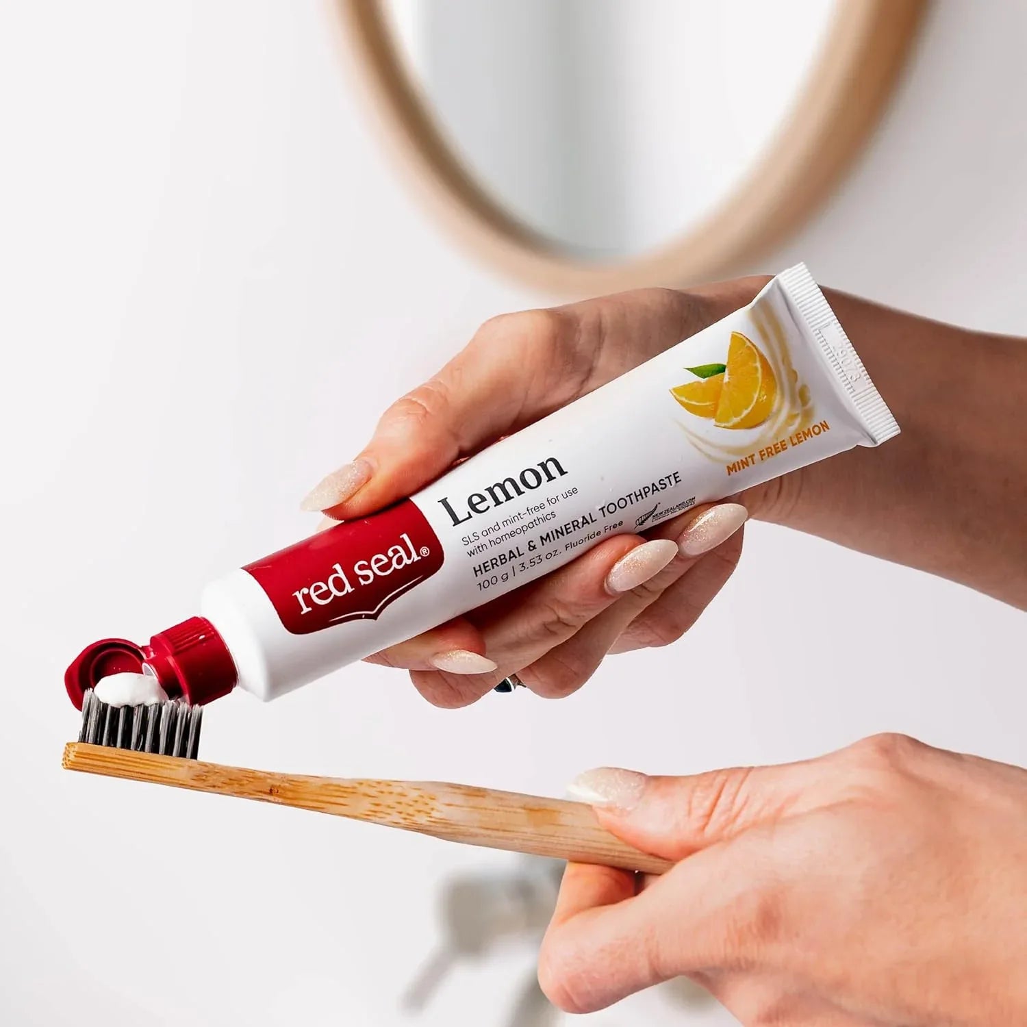 Red Seal Lemon SLS Free Natural Toothpaste, 100g (Exp 01/28