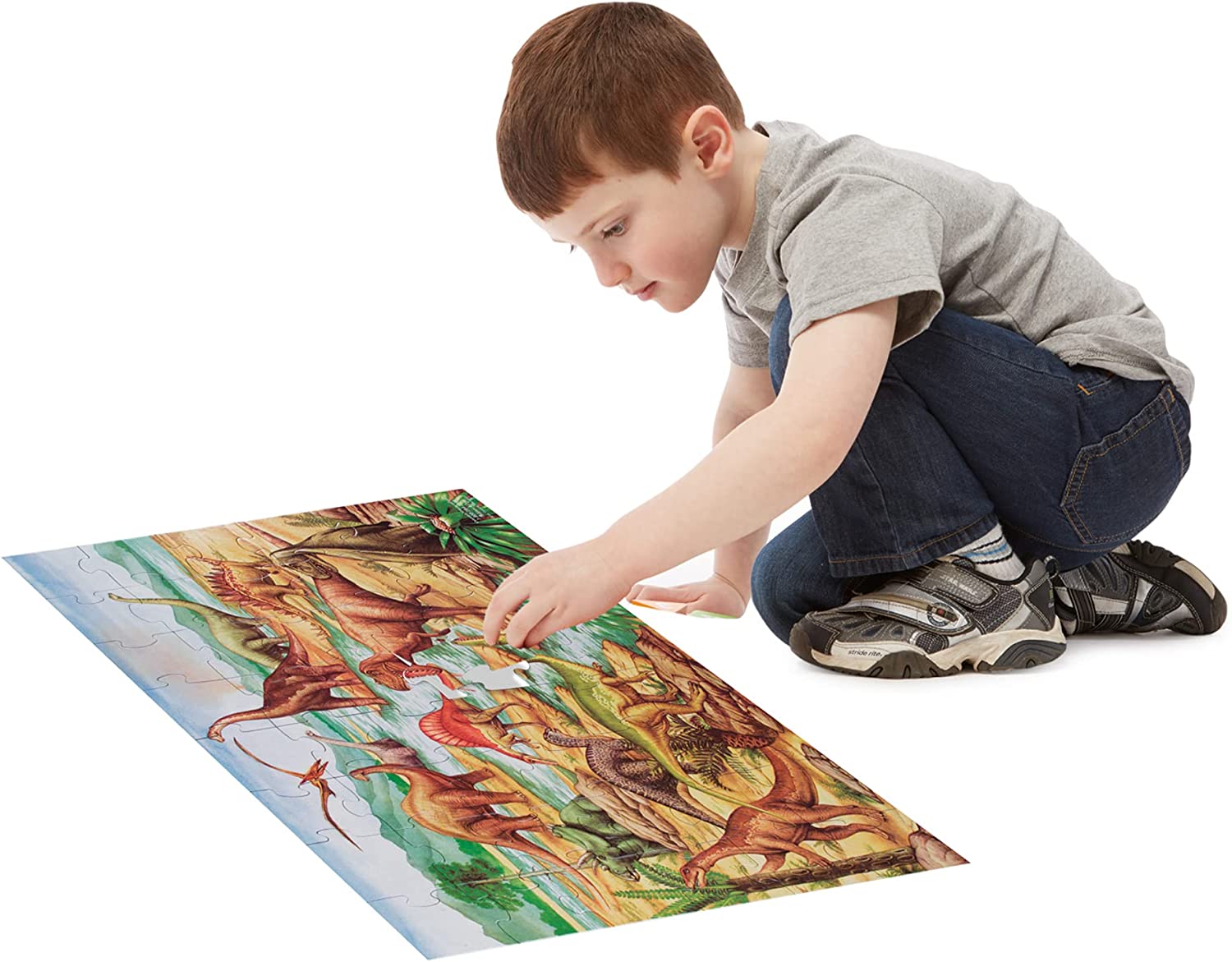 Melissa & Doug Floor Puzzle, 48 pcs (5 Themes) - Pupsik Singapore
