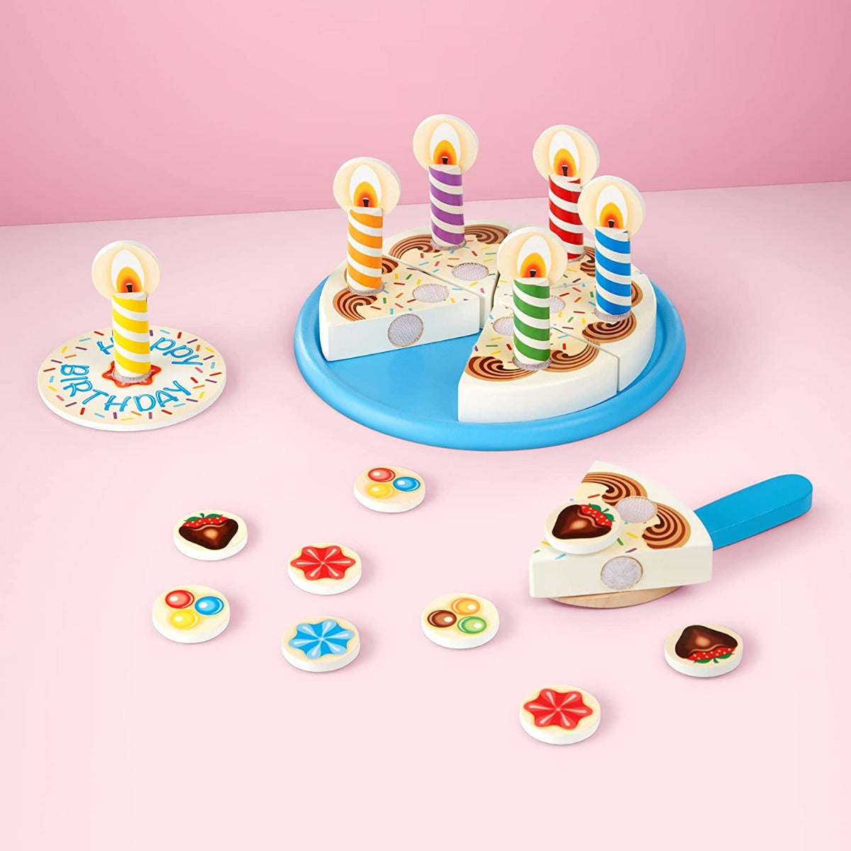 Melissa & Doug Birthday Party Wooden Play Cake