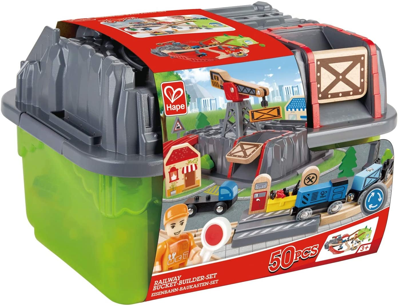 Hape Railway Bucket Builder Set