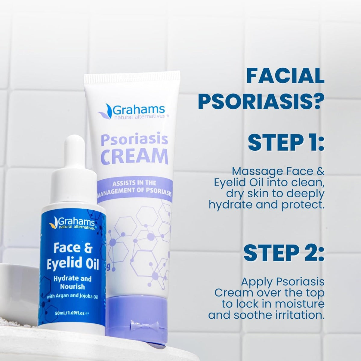 Grahams Natural Psoriasis Cream, 75g (Exp 11/27)
