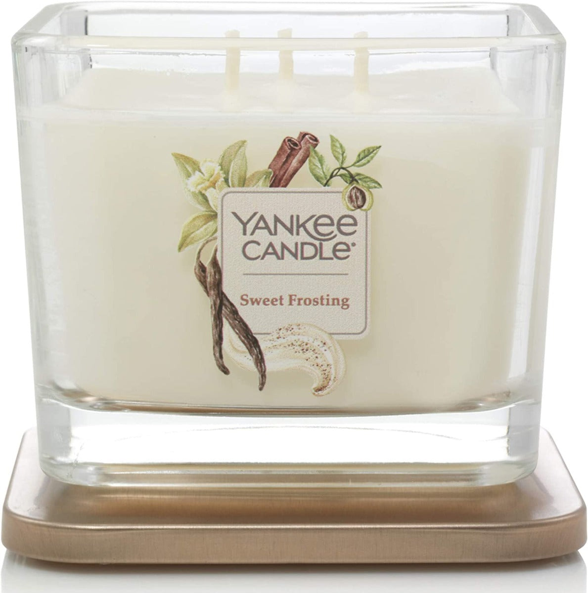 Yankee Candle Medium 3-Wick Square Candle (12.25oz) - Sweet Frosting