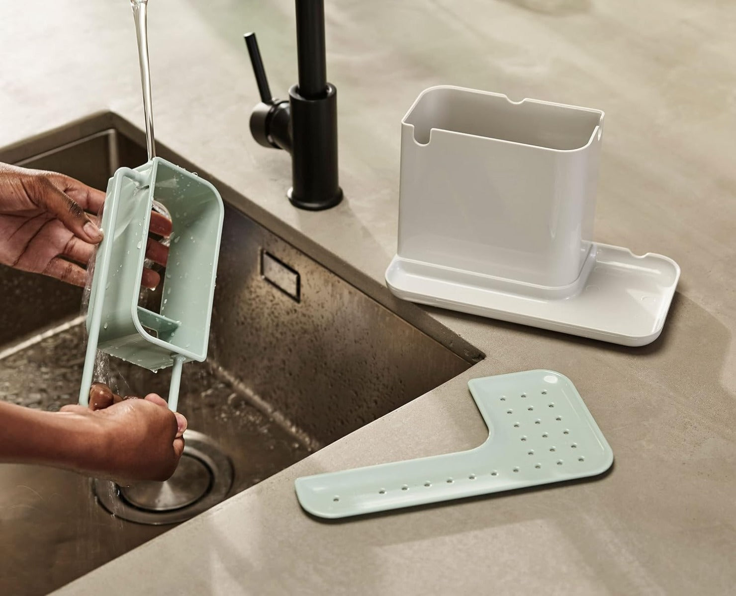 Joseph Joseph Caddy Kitchen Sink Organiser (3 Colors) - Pupsik Singapore