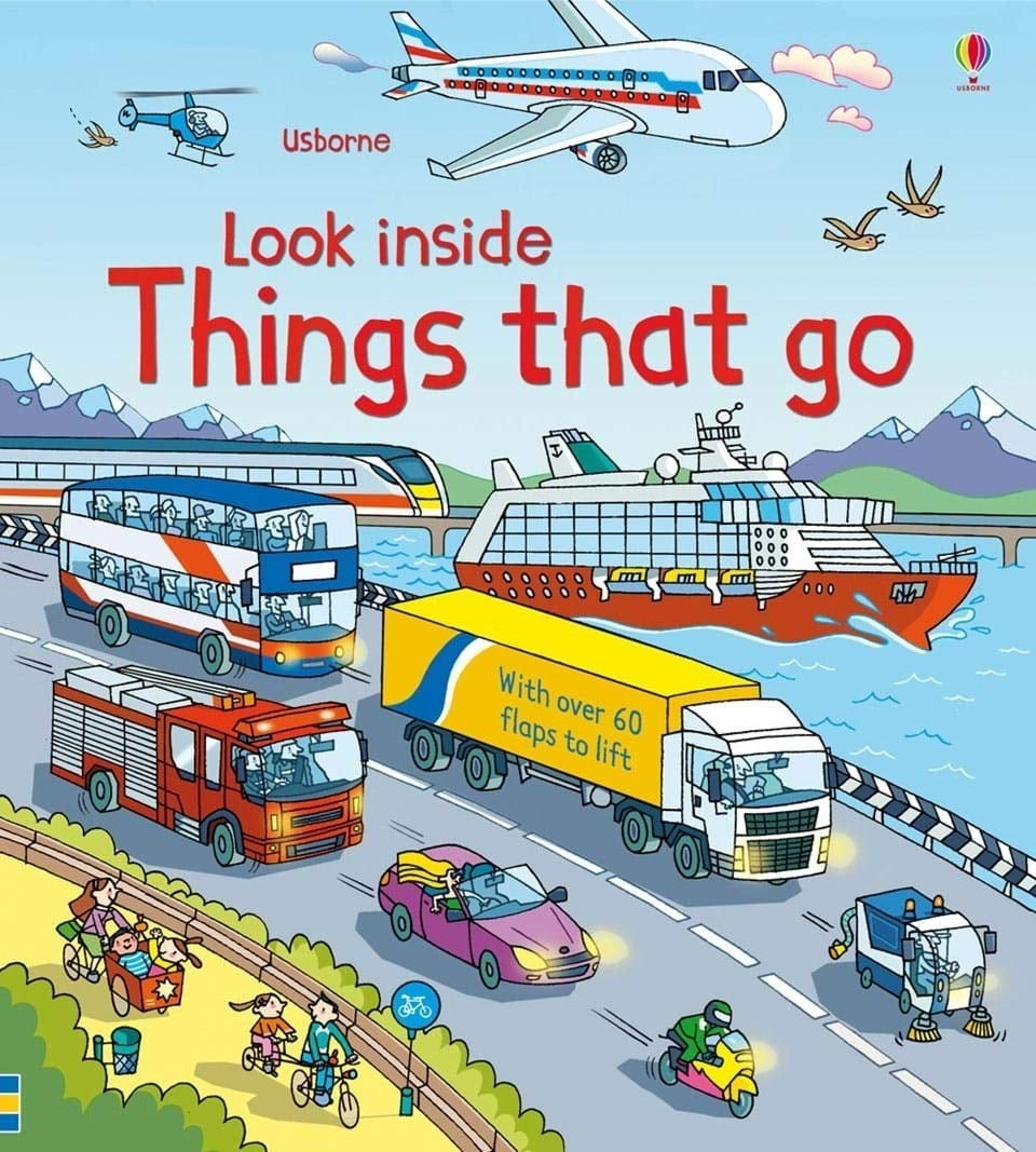 Usborne Lift-the-Flap Look Inside Book (10 Types)
