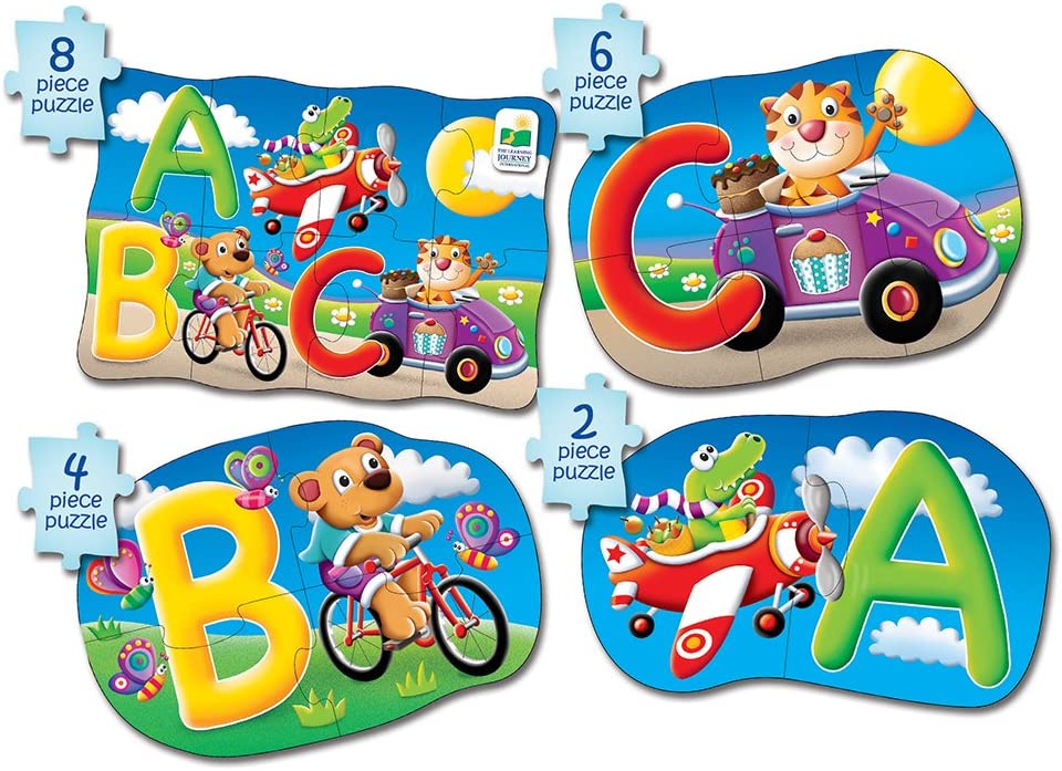 The Learning Journey First Puzzle Set 4-in-1 Box (4 Designs) - Pupsik Singapore