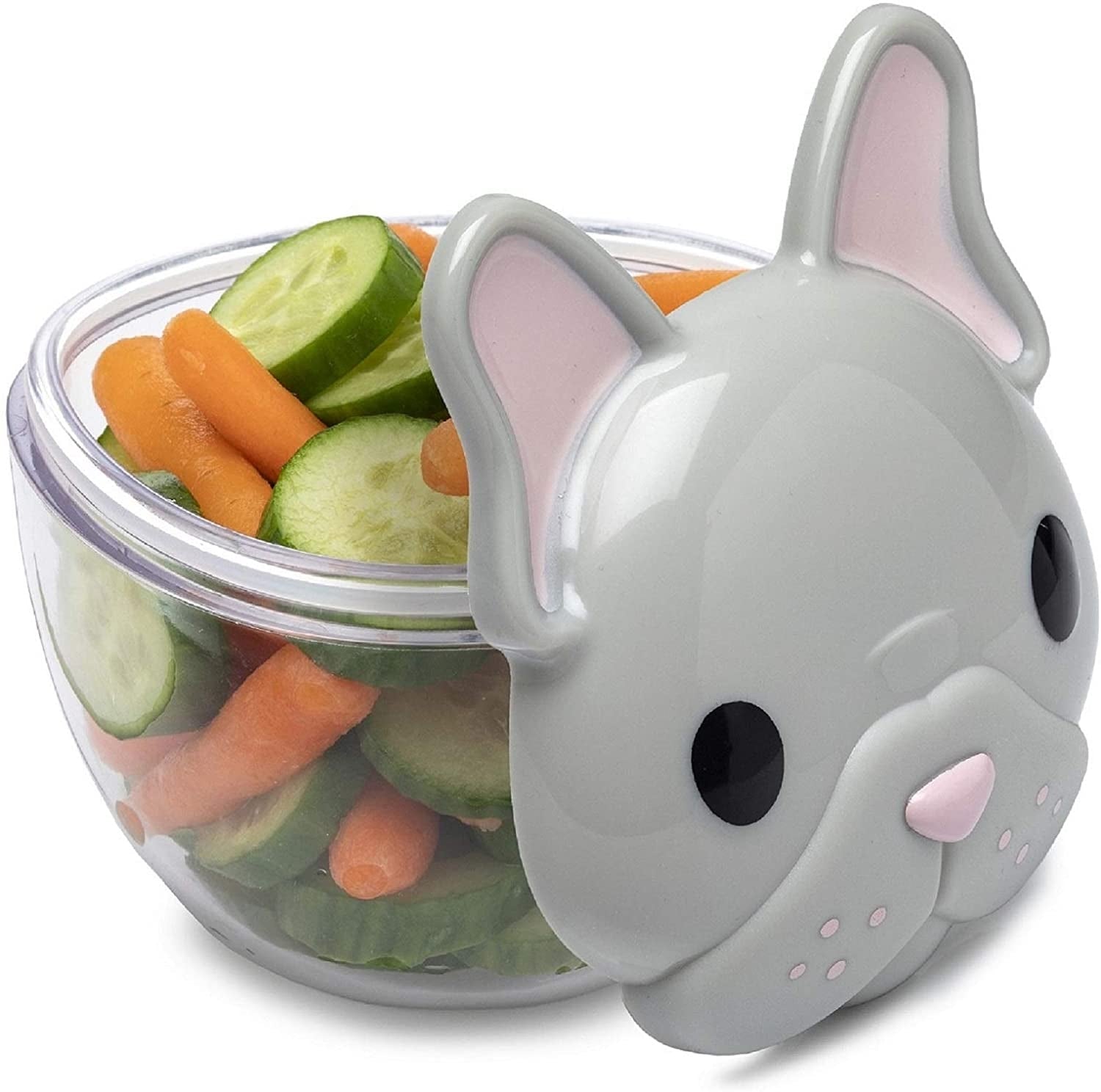 Melii Snack Container, 232ml - Bulldog - Pupsik Singapore