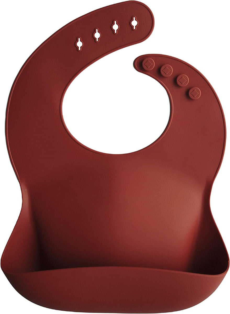 Mushie Silicone Baby Bib (40 designs) - Pupsik Singapore