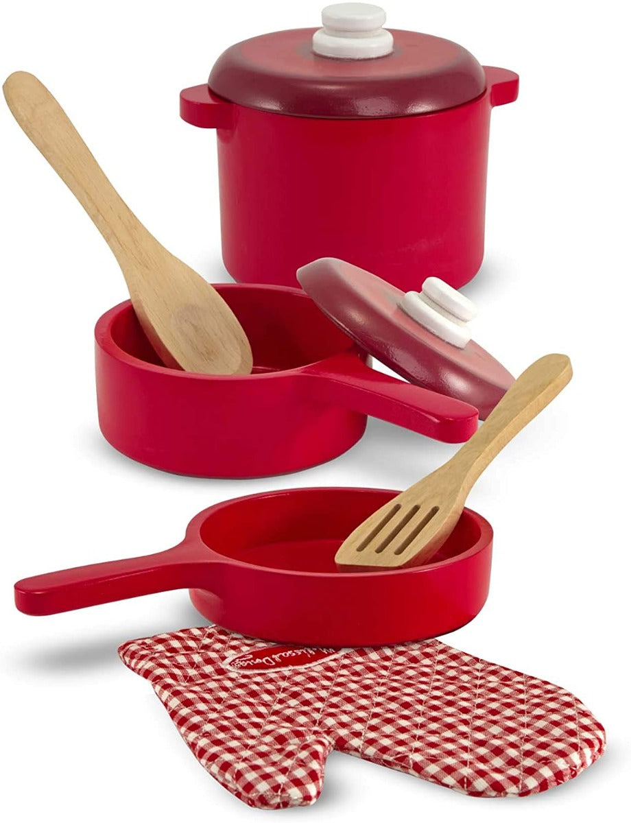 Melissa & Doug Pots and Pans Play Kitchen Accessory Set